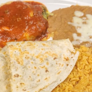 B. Chile Relleno & 1 Quesadilla