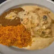 Seafood Enchiladas.