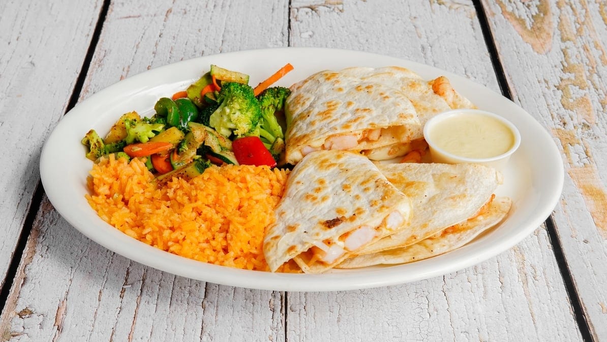 Shrimp Quesadillas.