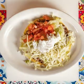 Beef Tostada.