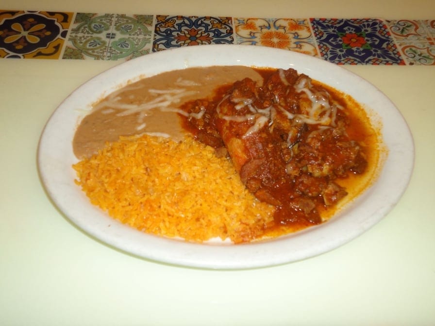 I. Two Tamales with Chile Con Carne.