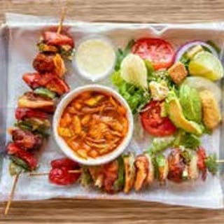 Camarones a La Brochetas / Shrimp Skewers