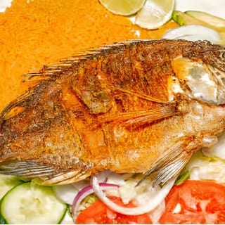 Whole Fried Fish (Mojarra)