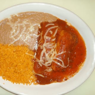 F. One Tamale & One Beef Enchilada