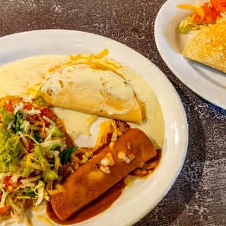 C. One Chalupa, One Cheese Taco, One Beef Taco & One Beef Enchilada