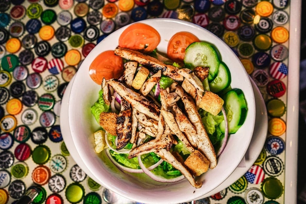 Avocado & Chicken Salad.