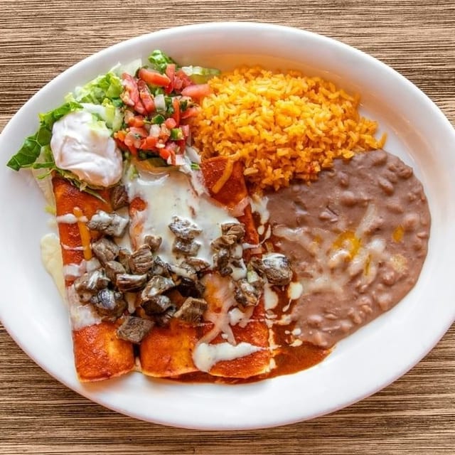 Enchiladas Al Carbon.